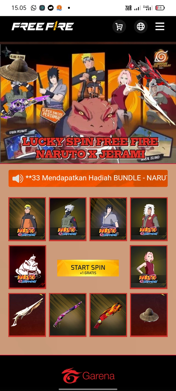 FF SPIN NARUTO