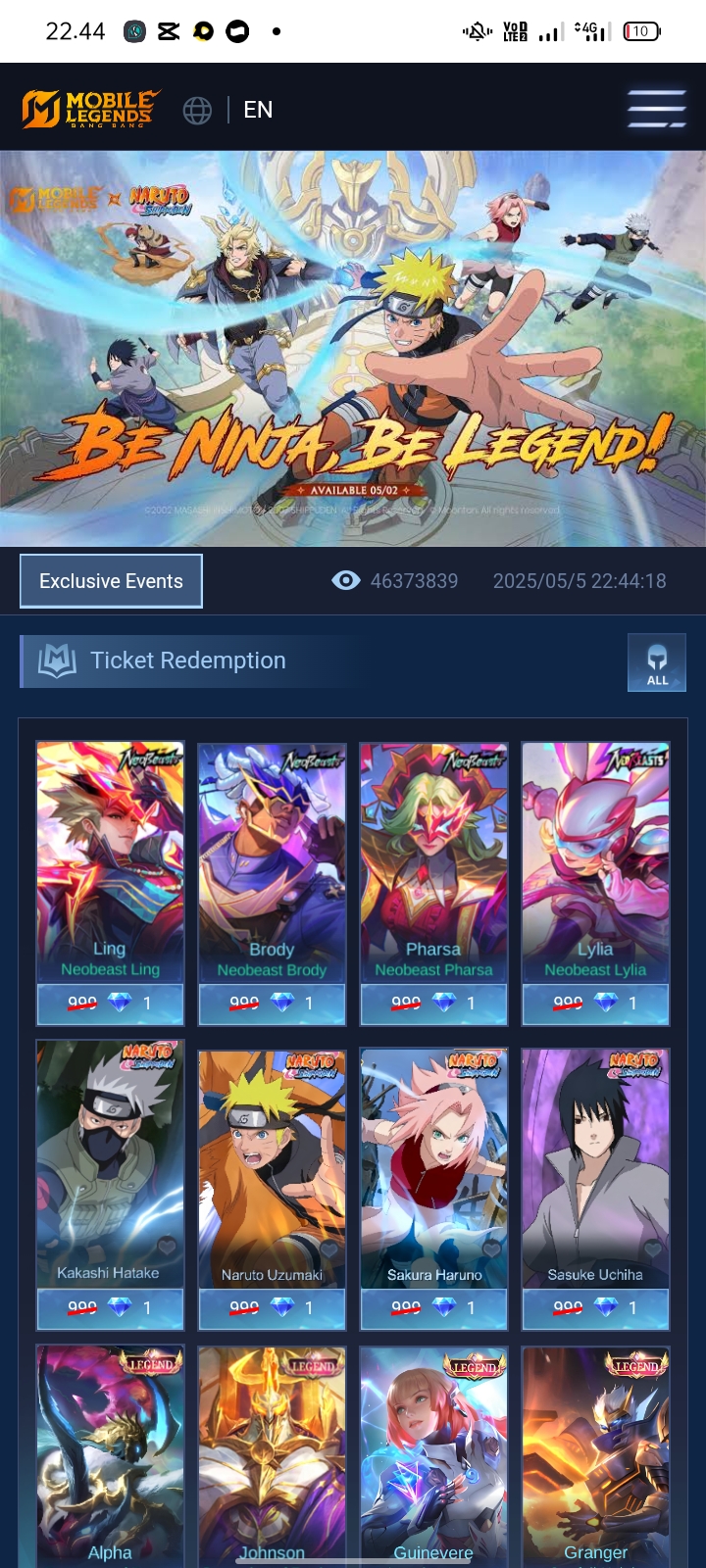 MLBB NEOBEST X NARUTO