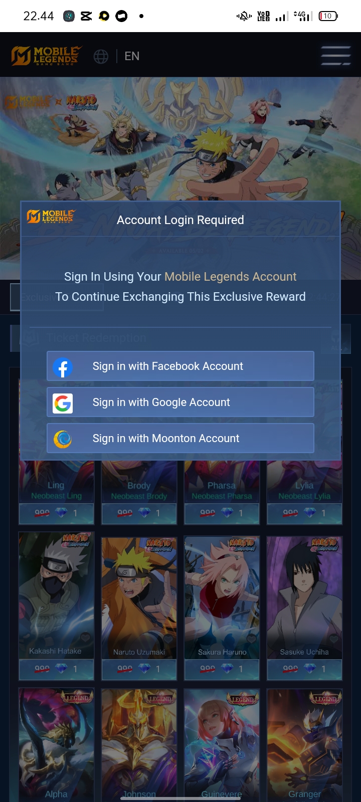 MLBB NEOBEST X NARUTO