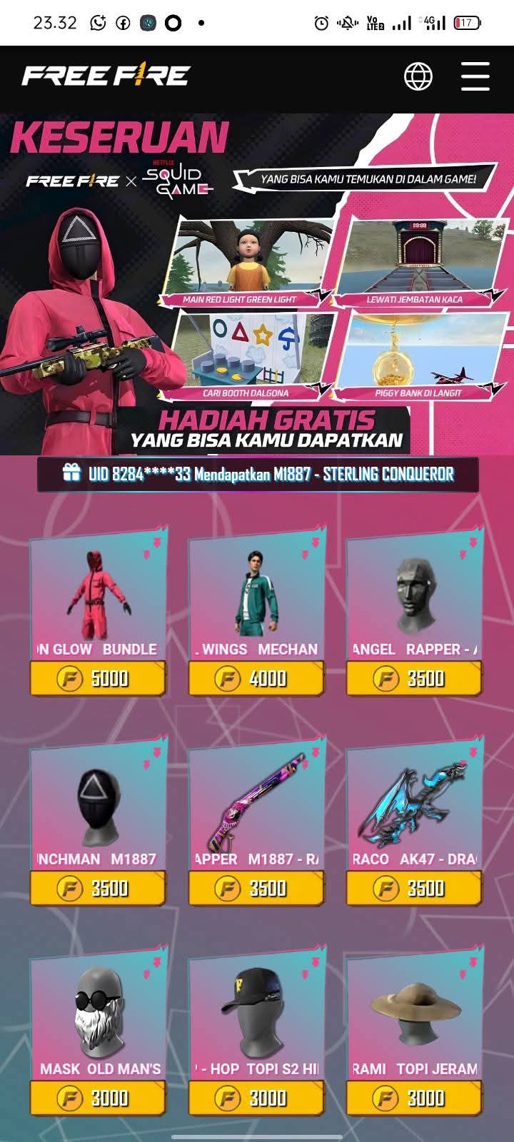 FF BUNDLE SQUID GAME