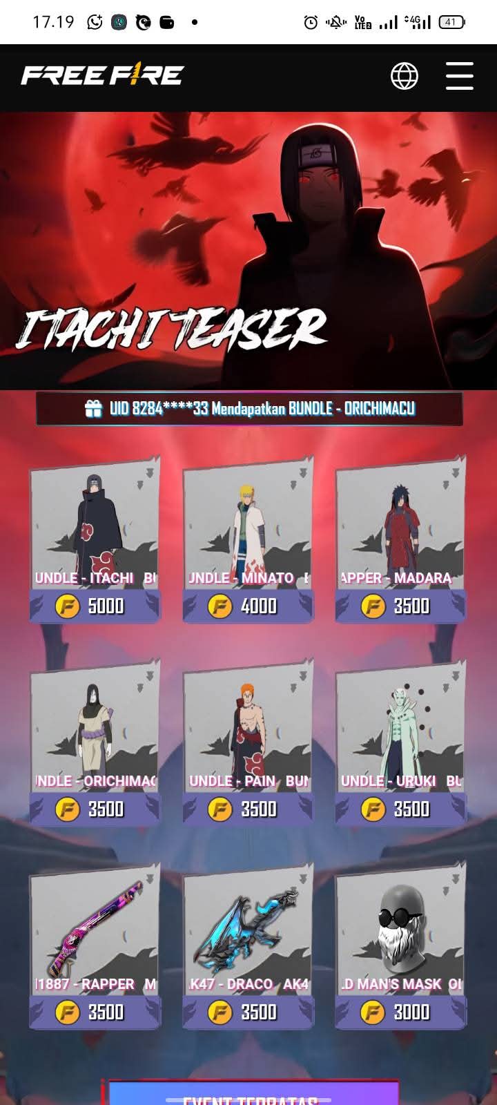 FF BUNDLE ITACHI 2