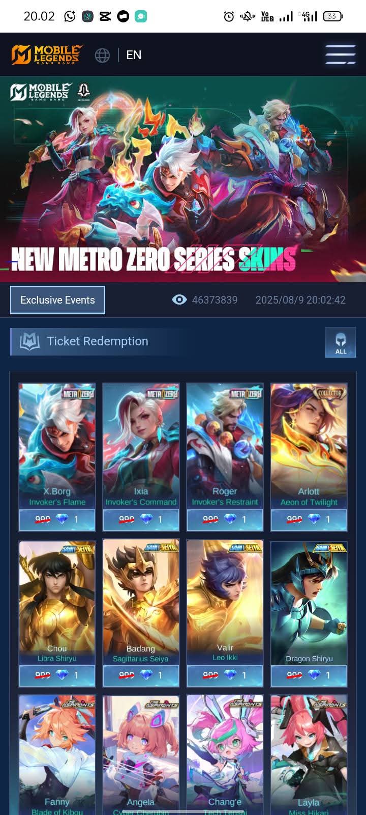 MLBB METRO ZERO